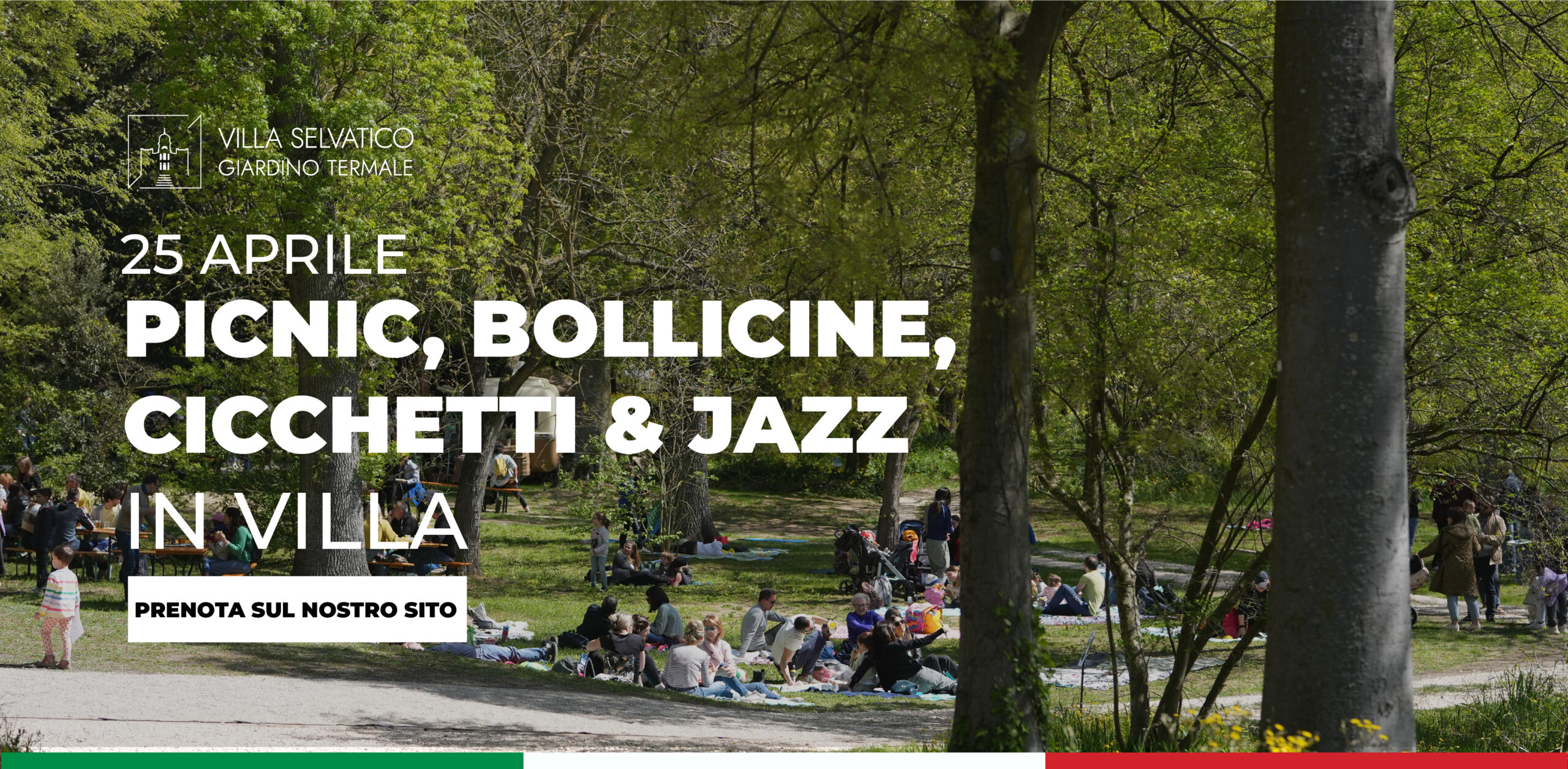 Cosa fare il 25 Aprile 2023 a Padova? Picnic, Cicchetti e Jazz a Villa